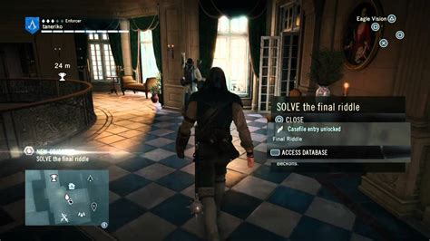 assassin's creed unity solve the first riddle